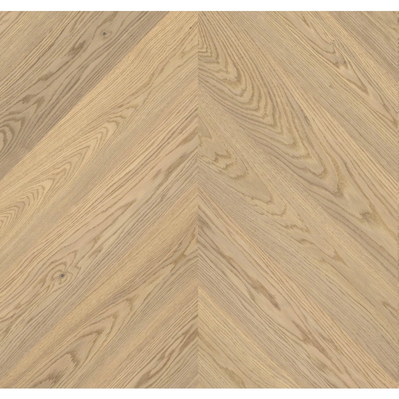 Jawor-Parkiet FertigDeska Chevron Jodełka Francuska Dąb Color Avorio Country Olejowosk, Szczotka, Faza V4