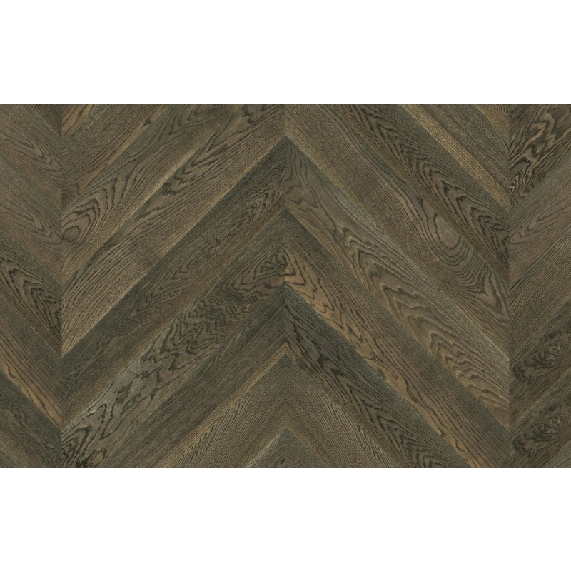 Jawor-Parkiet FertigDeska Chevron Jodełka Francuska Dąb Color Nero Elegance Olejowosk, Szczotka, Faza V4