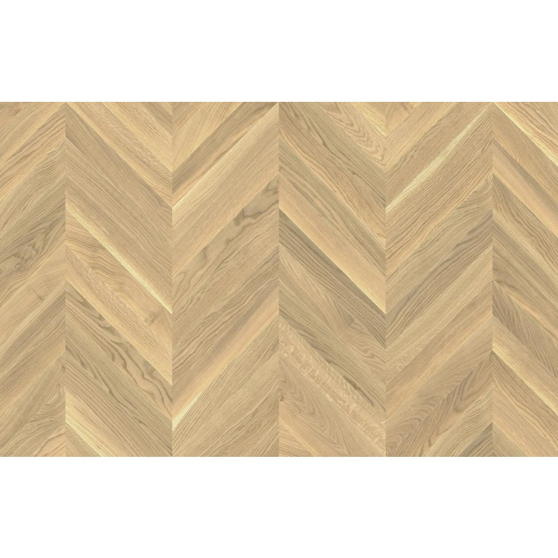Jawor-Parkiet FertigParkiet Chevron Jodełka Francuska Dąb Color Alabastro Classic FusionHybrid, Szczotka, Faza V4