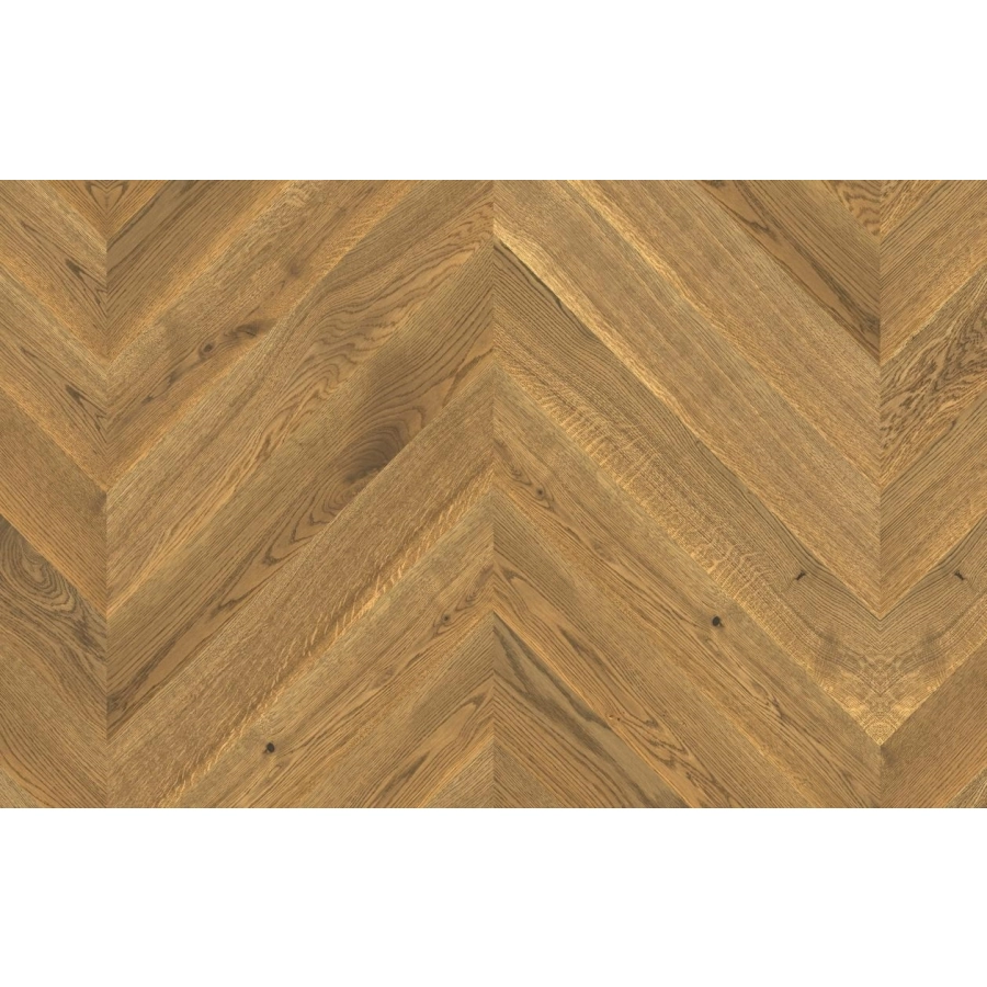 Jawor-Parkiet FertigDeska Chevron Jodełka Francuska Dąb Color Oro Elegance FusionHybrid, Szczotka, Faza V4
